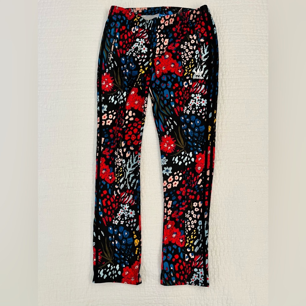 Adidas Firebird Floral Triple-Stripe Pants
